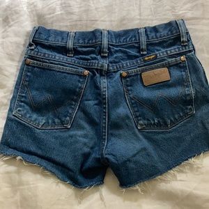 Vintage Wrangler High Waisted Denim Cutoffs